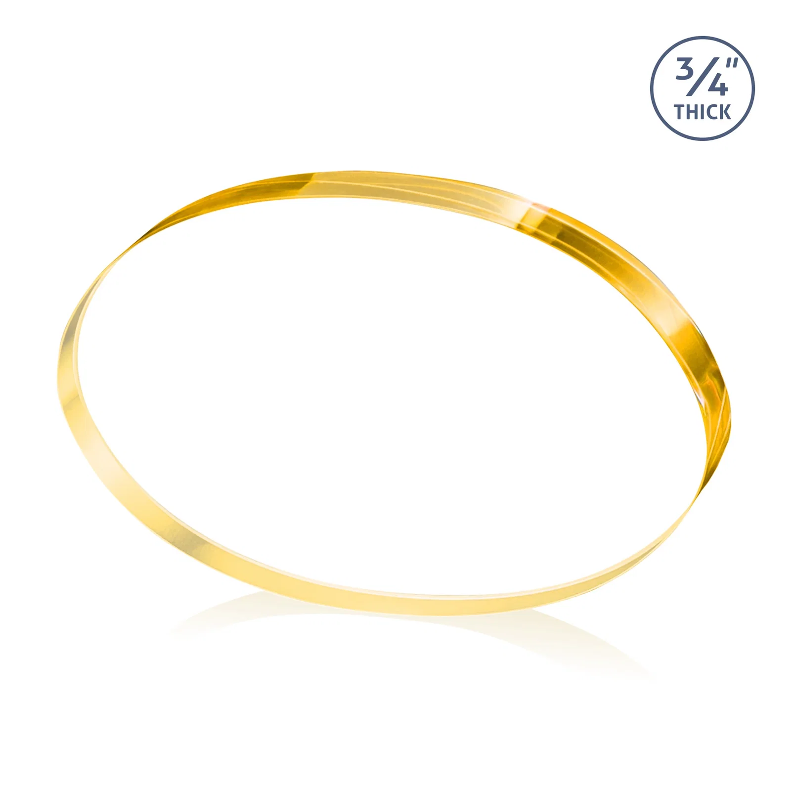 Custom printed Starfire Crystal Oval Award in Five Colors, 0.75in Thick, desk awards for graduation ceremonies