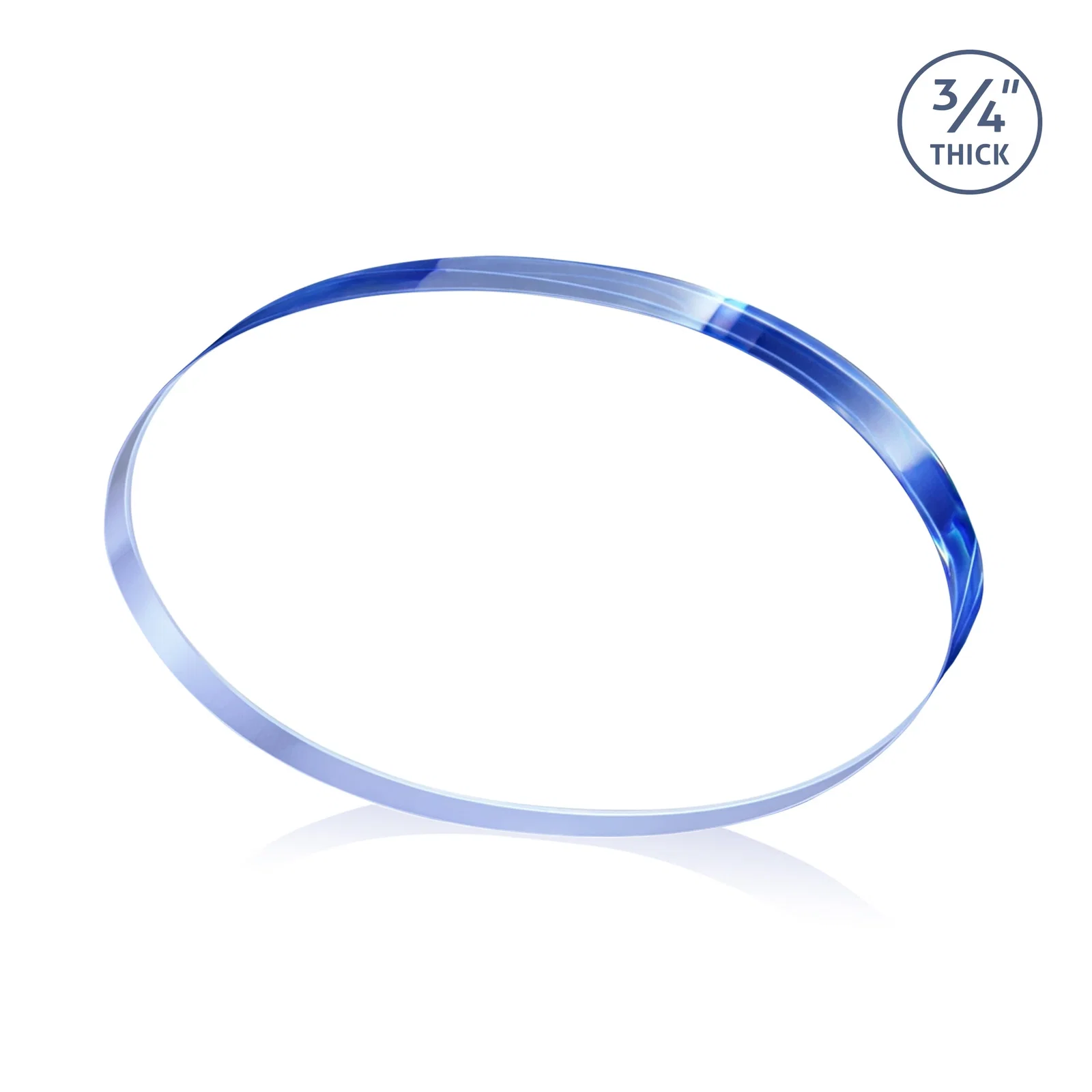 Customized Starfire Crystal Oval Award in Five Colors, 0.75in Thick, desk awards for employee recognition