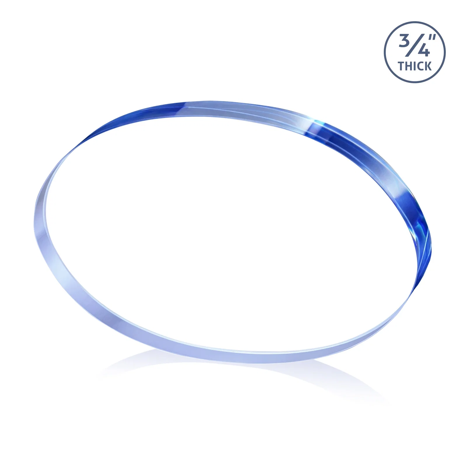 Customized Starfire Crystal Oval Award in Five Colors, 0.75in Thick, desk awards for corporate award ceremonies
