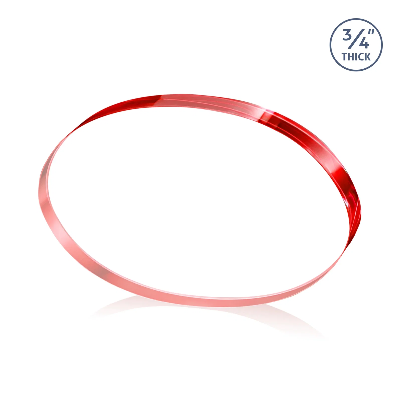 Customized Starfire Crystal Oval Award in Five Colors, 0.75in Thick, desk awards for sales achievement awards