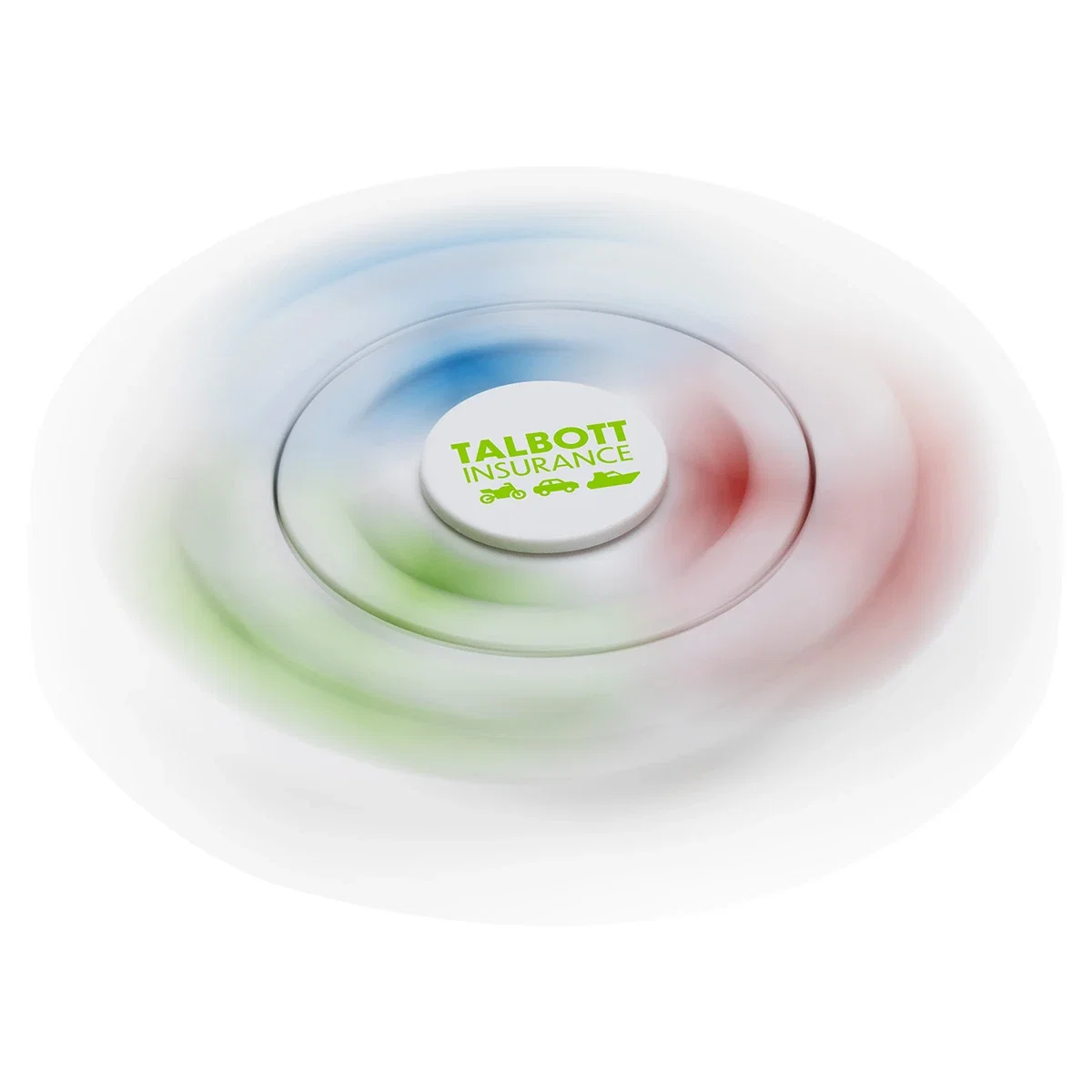 Ball 'N Maze fidget spinner held in hand, branded sensory toy in use