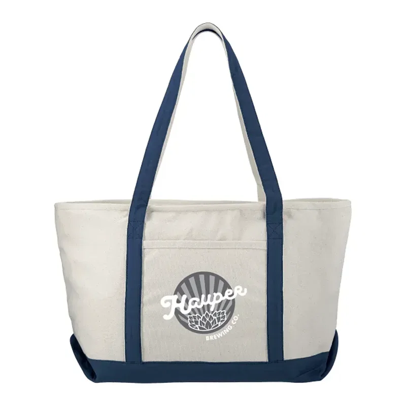 Baltic 18oz Cotton Canvas Zippered Tote โ view 1
