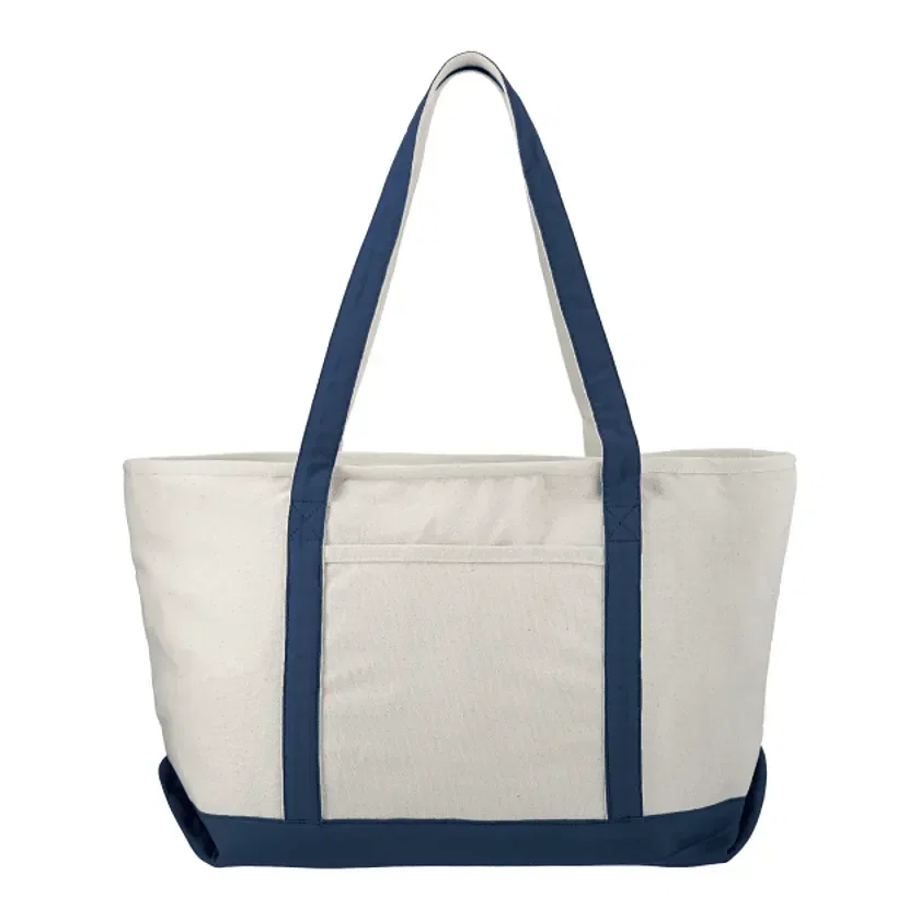 Baltic 18oz Cotton Canvas Zippered Tote view 2