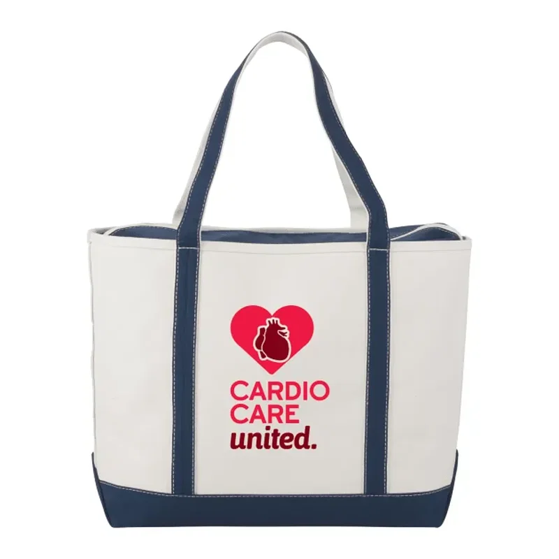 Baltic 24oz Cotton Canvas Tall Zippered Tote — view 5