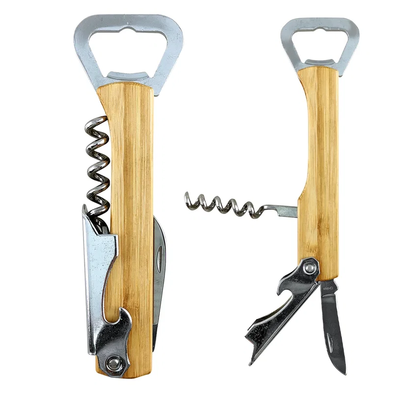 Bamboo 4-In-1 Waiter's Knife — view 2