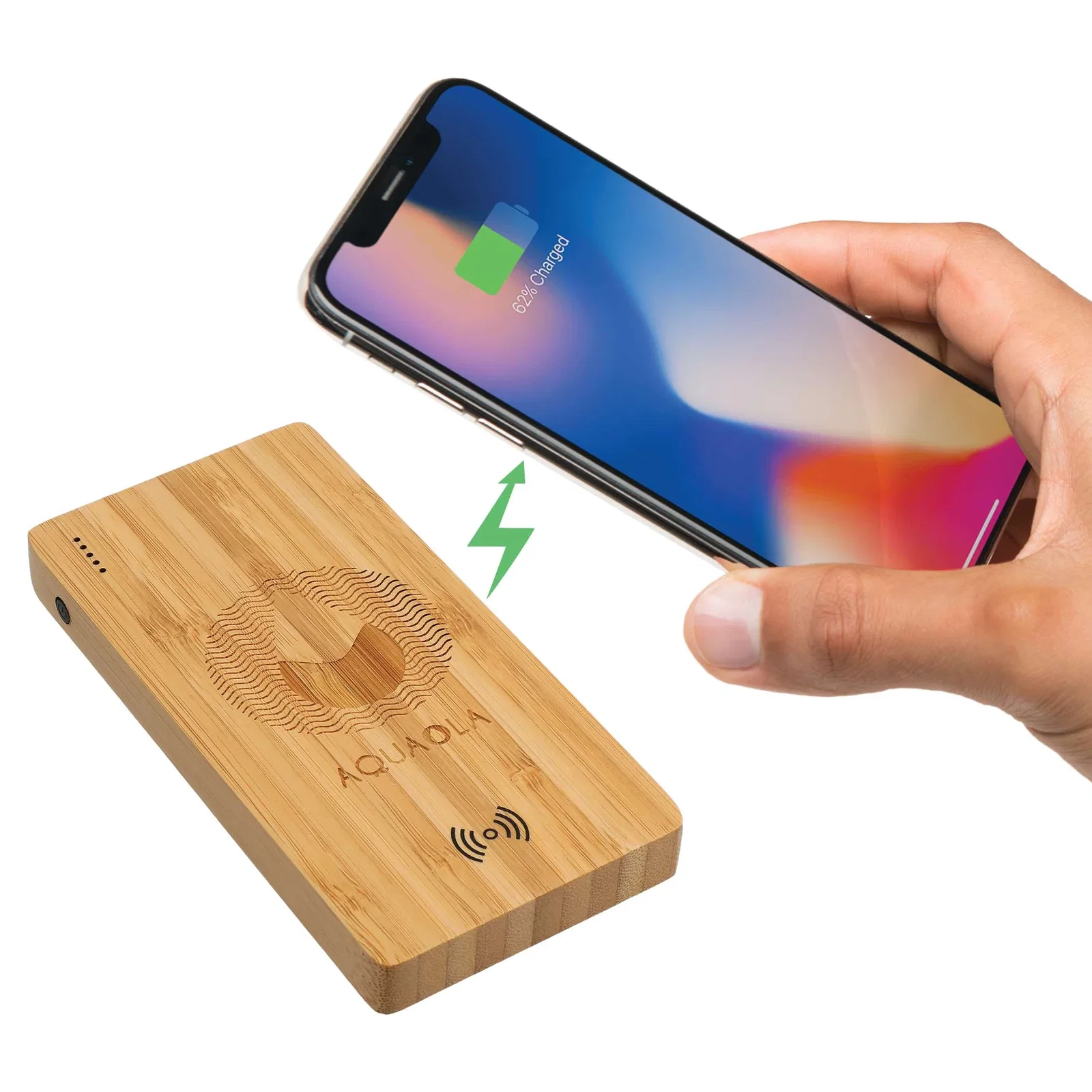 FSC® 100% Bamboo 5000 mAh Wireless Power Bank — view 10