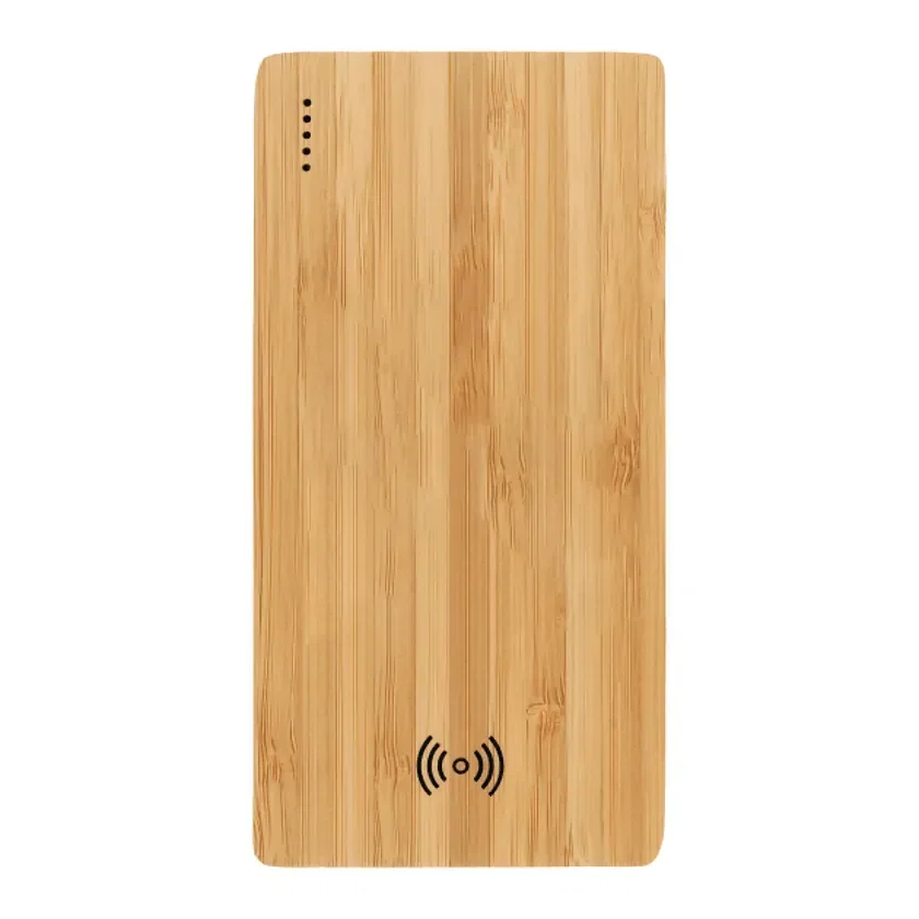 FSC® 100% Bamboo 5000 mAh Wireless Power Bank — view 2