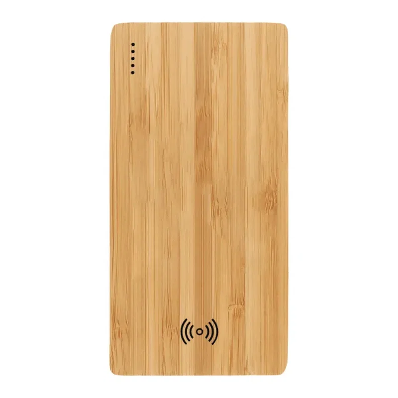 FSC® 100% Bamboo 5000 mAh Wireless Power Bank — view 2