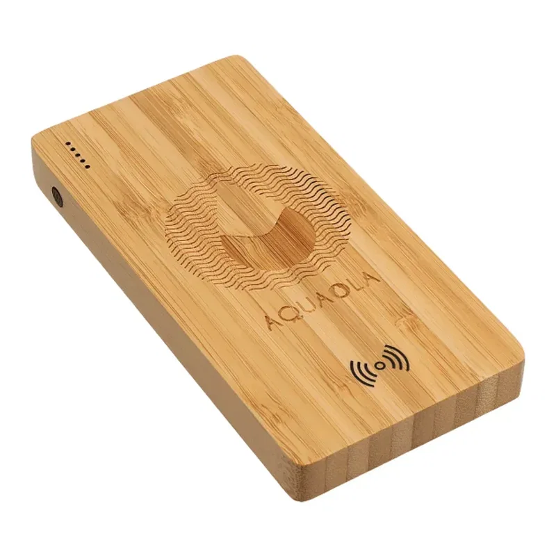 FSC® 100% Bamboo 5000 mAh Wireless Power Bank — view 3
