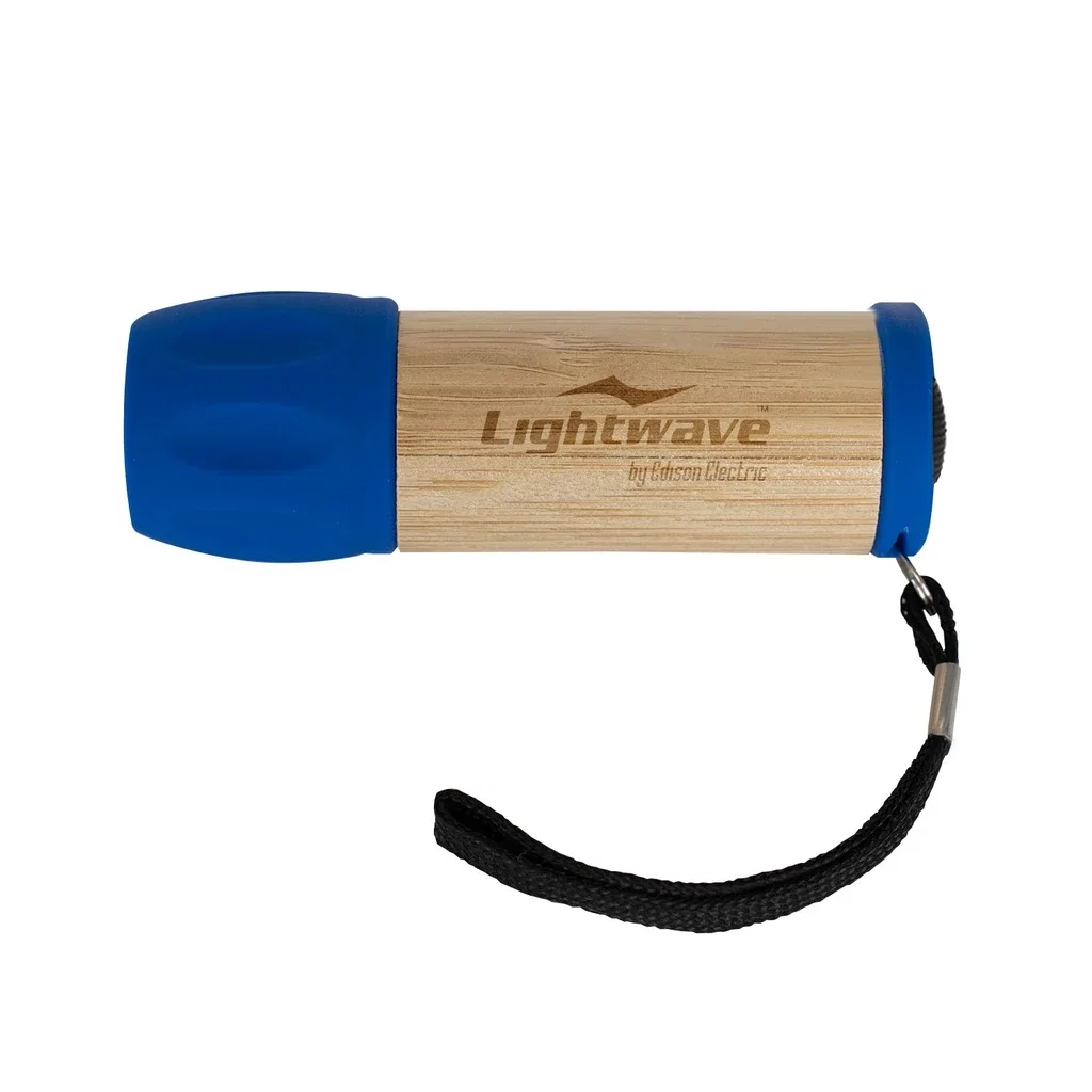 Bamboo 9 LED Flashlight — Blue — view 2