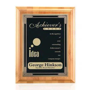 Bamboo/Cardinal Plaque