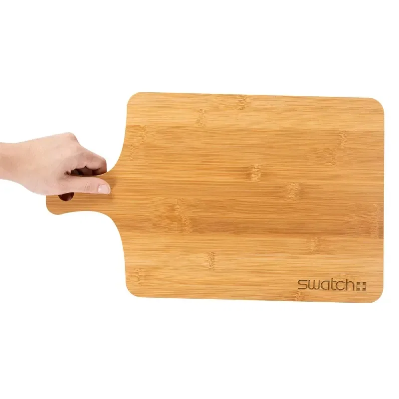 Bamboo Charcuterie Board with Handle — view 4