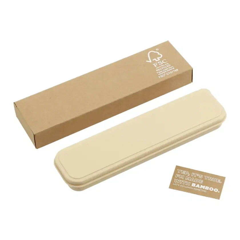 Custom Eco-Friendly Bamboo Cutlery Set — view 10