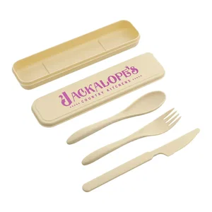 Eco-Friendly Bamboo Cutlery Set
