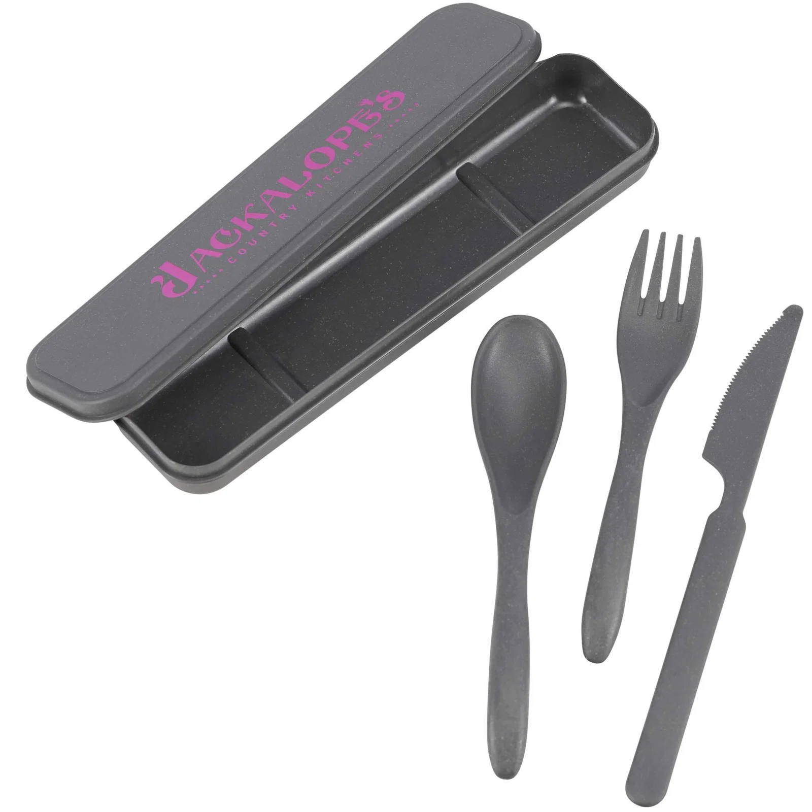Custom Eco-Friendly Bamboo Cutlery Set — view 24