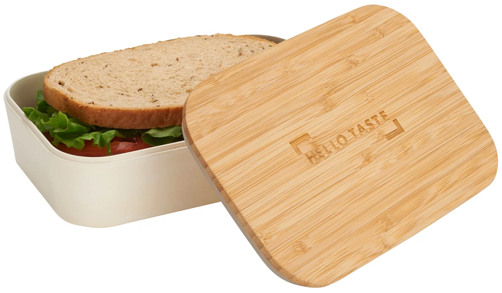 Bamboo Fiber Lunch Box with Cutting Board Lid — view 27