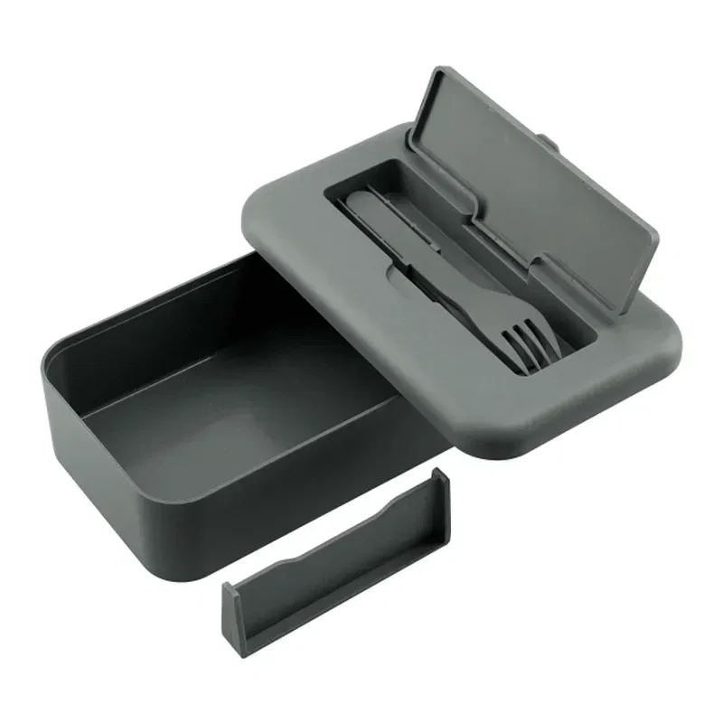 Personalized Bamboo Fiber Lunch Box with Utensils — view 16