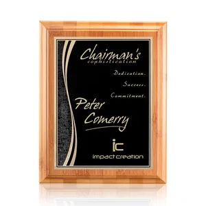 Bamboo/Finch Plaque