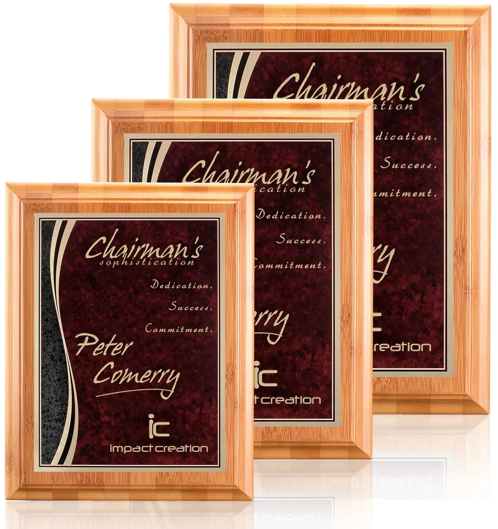 Bamboo/Finch Plaque — view 3