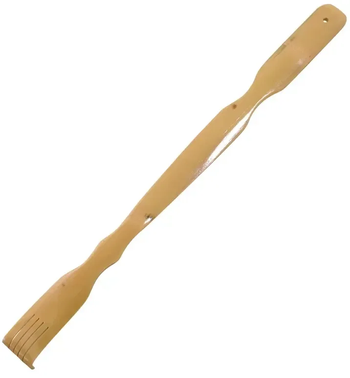 Personalized Bamboo Back Scratcher with Shoe Horn — view 2