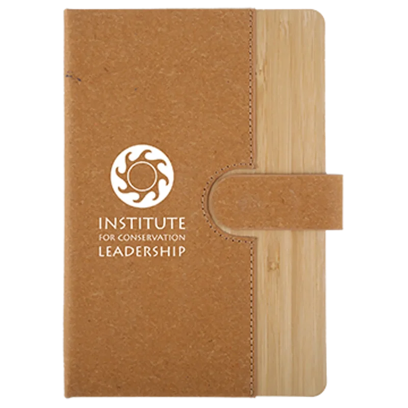 Bamboo Journal w/ Magnetic Closure & FSC Paper — view 3