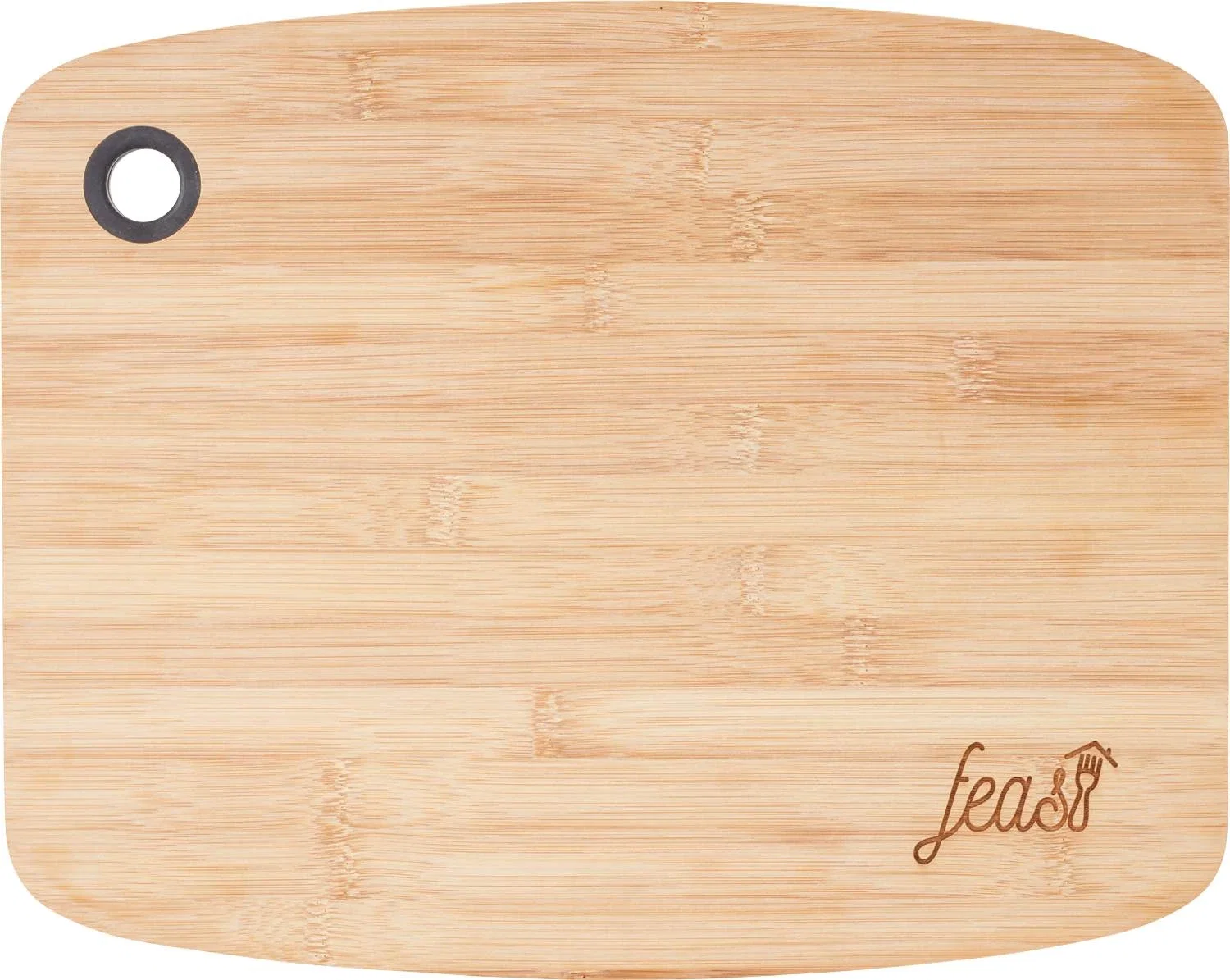 Bamboo Large Cutting Board with Silicone Grip — view 7