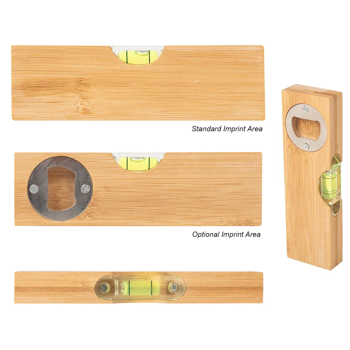 Bubble vial set into the wooden body