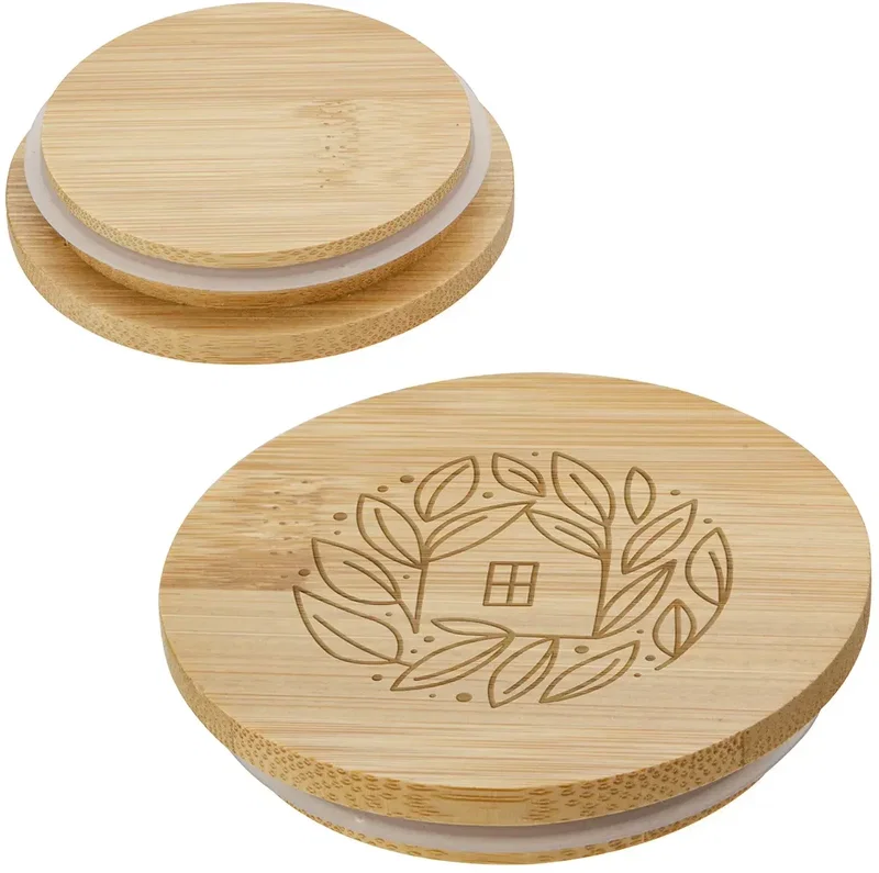 Bamboo Mug Warmer with 8 oz Ceramic Mug — view 6
