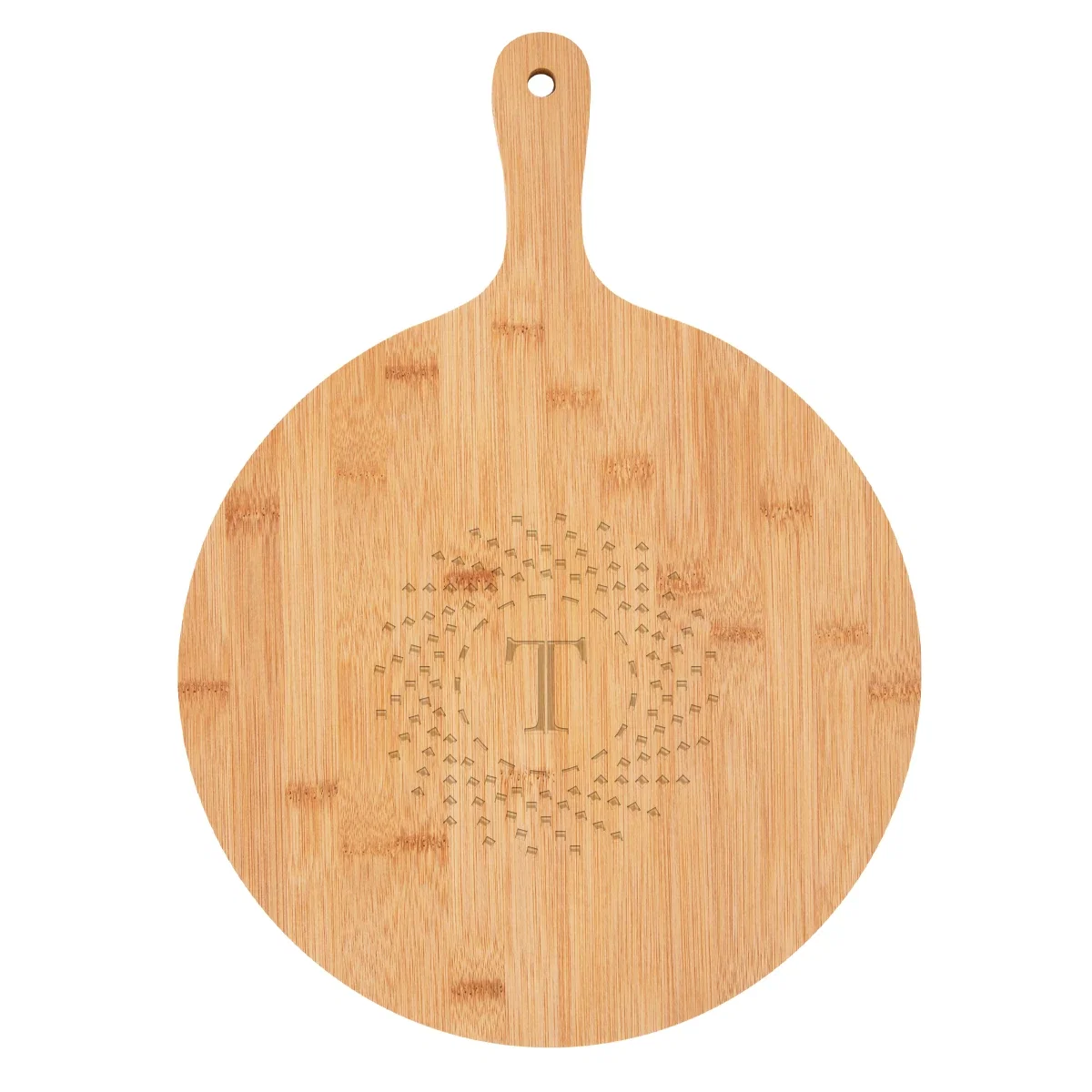 Grain pattern visible across the flat serving surface