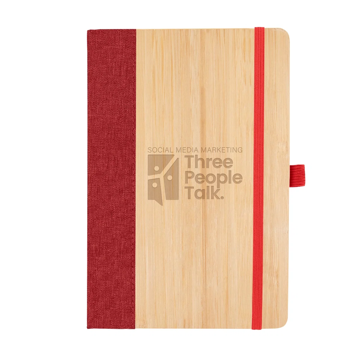 Notebook opened to reveal the inner pages