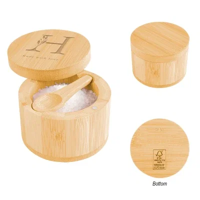 Lid shown closed on the small wooden container