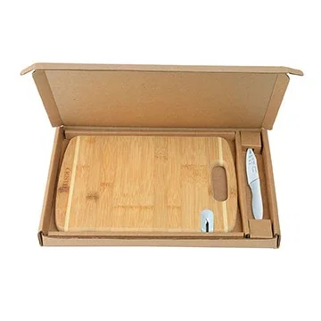 Bamboo Sharpen-It™ Cutting Board with Knife Gift Box Set — view 5