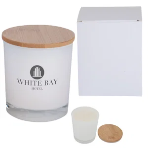Bamboo Soy Candle With Matching Custom Box