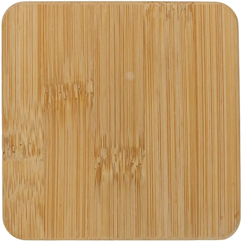 Custom Bamboo Coaster & Bottle Opener (Square) - Personalized Promotional — view 2