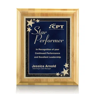 Bamboo/Starburst Plaque