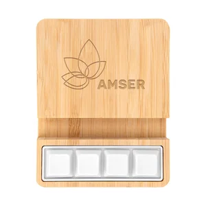 Bamboo Stress Relief Wireless Charger & Phone Stand