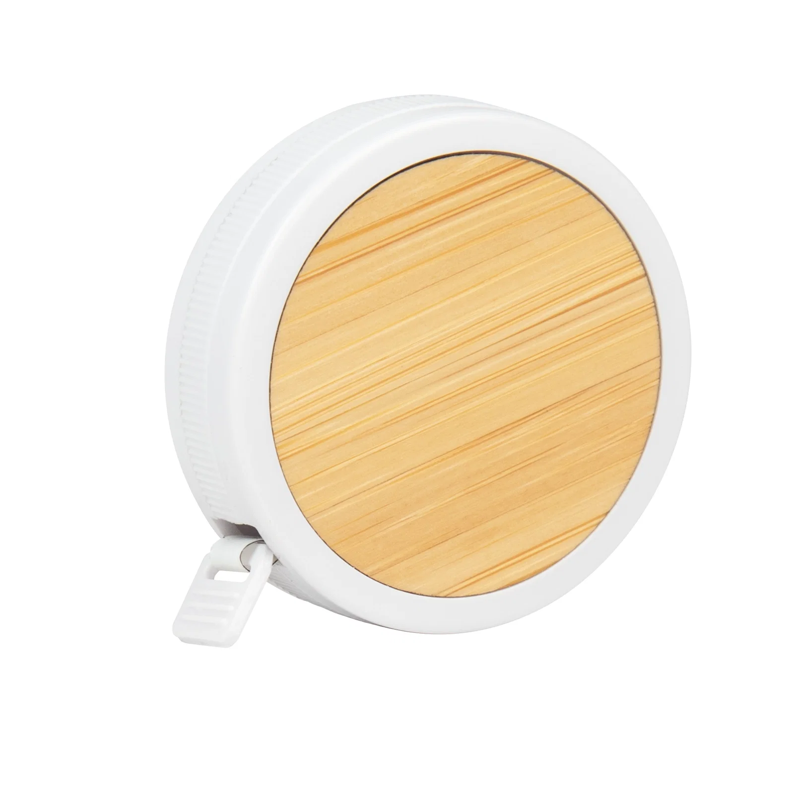 Wooden accent panel set into the front face