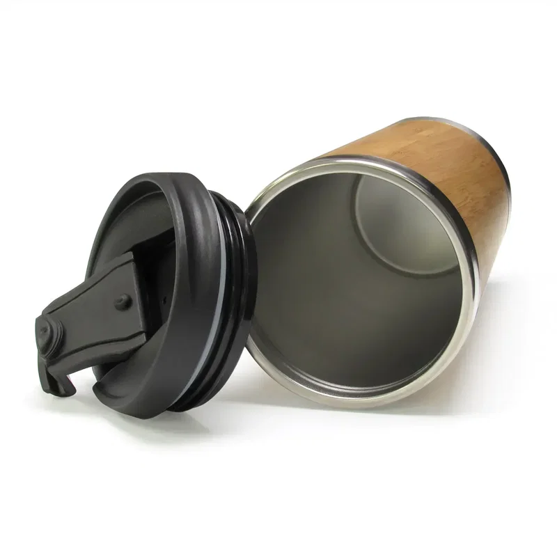 Custom Bamboo Travel Mug — view 3