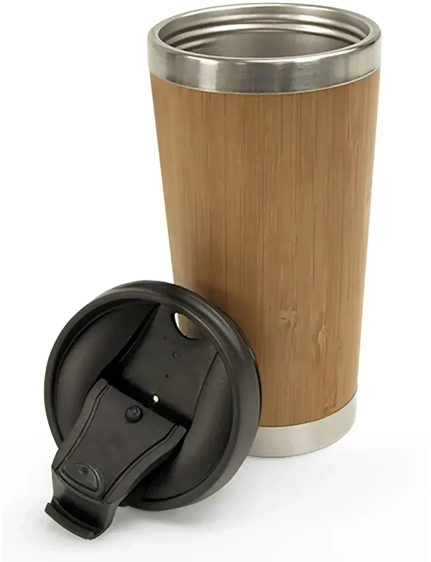 Custom Bamboo Travel Mug — view 4