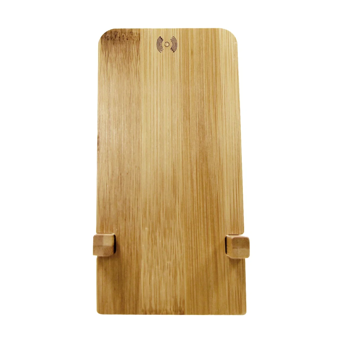 Grain detail across the bamboo face of the frame