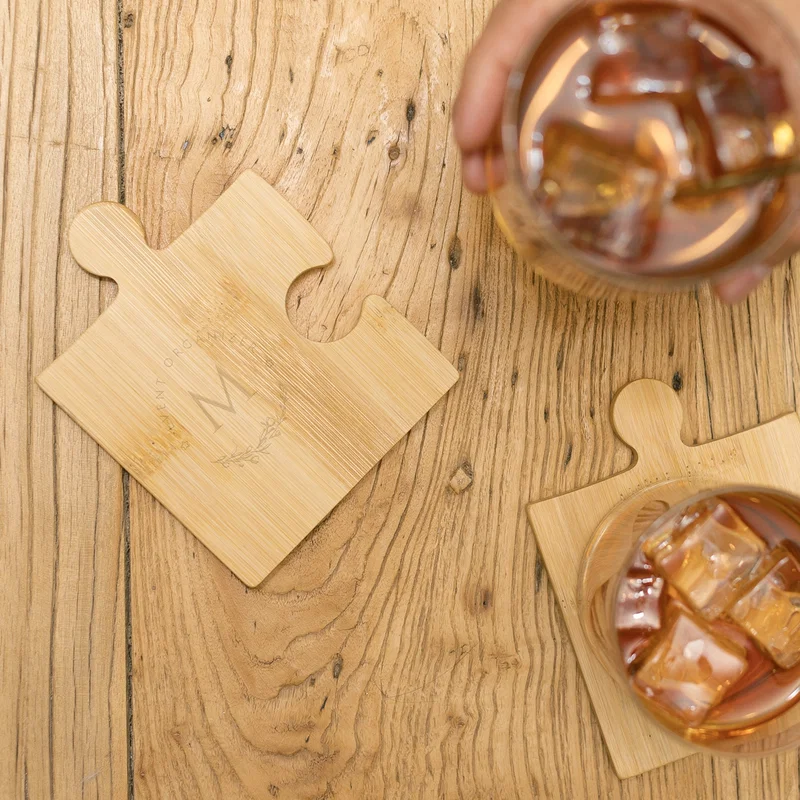 Bamboozle Puzzle Coaster Set — view 3