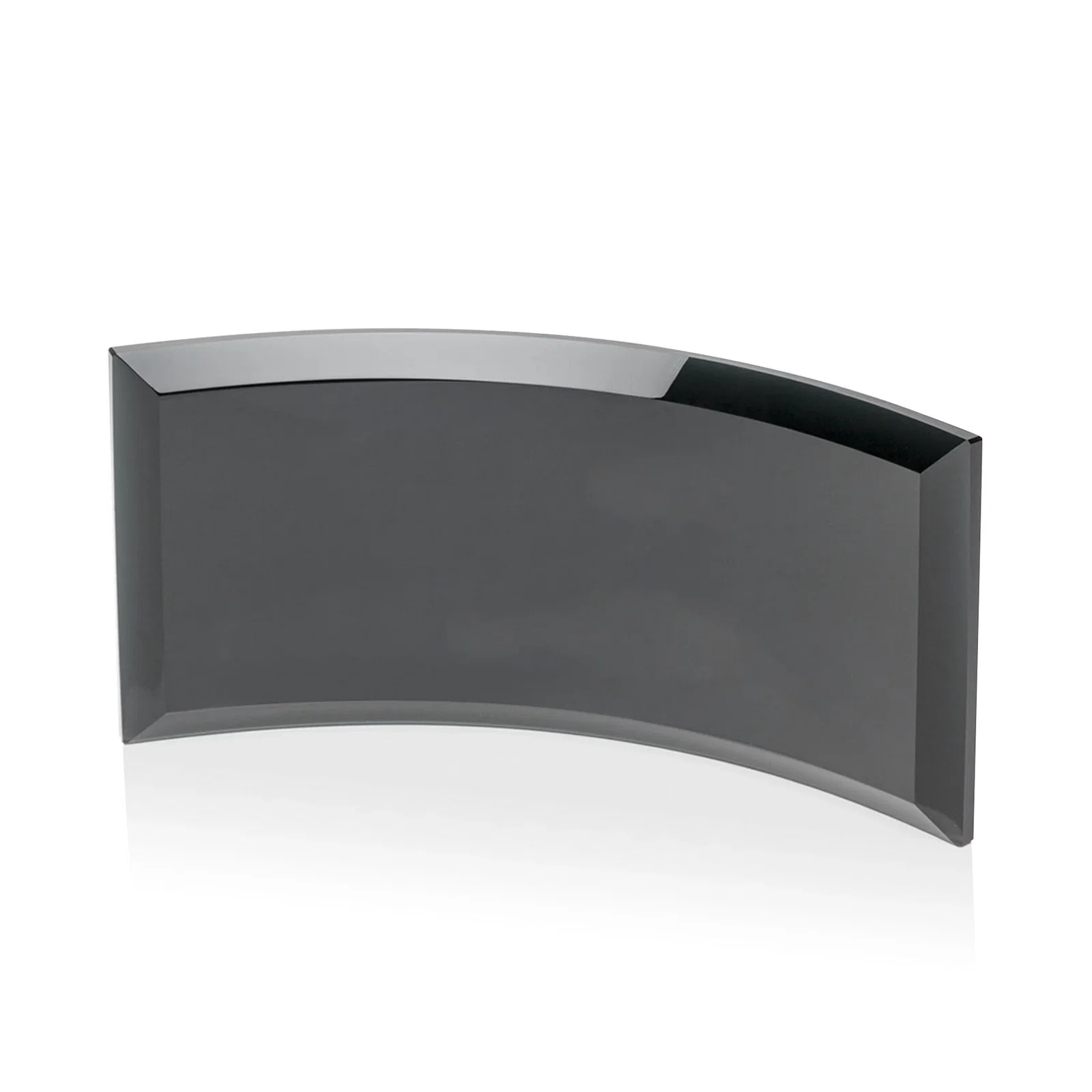 Promotional Starfire or Jade Glass Crescent Award in Five Color Options for dealer and partner awards