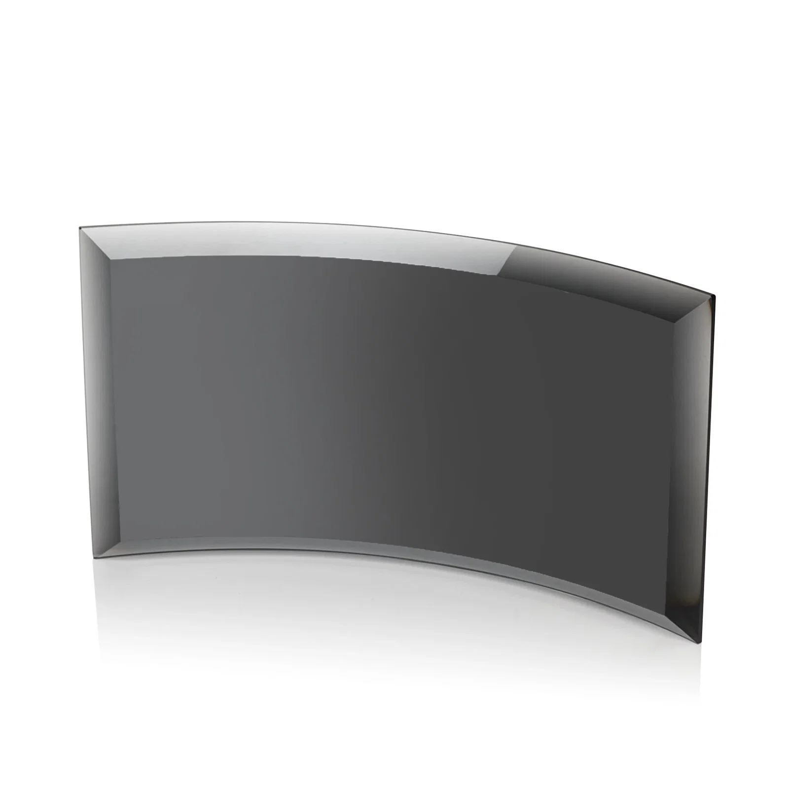 Promotional Starfire or Jade Glass Crescent Award in Five Color Options for company anniversary events