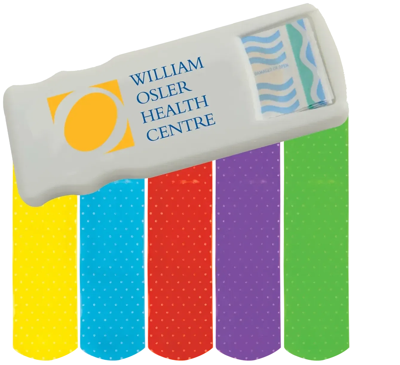Personalized Color Bandage Dispenser — view 2