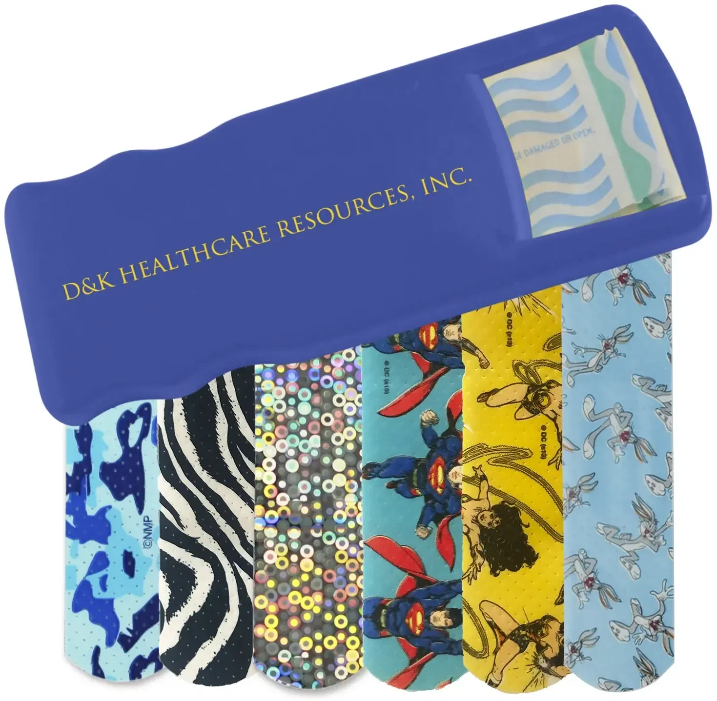 Personalized Patterned Bandage Dispenser — view 2