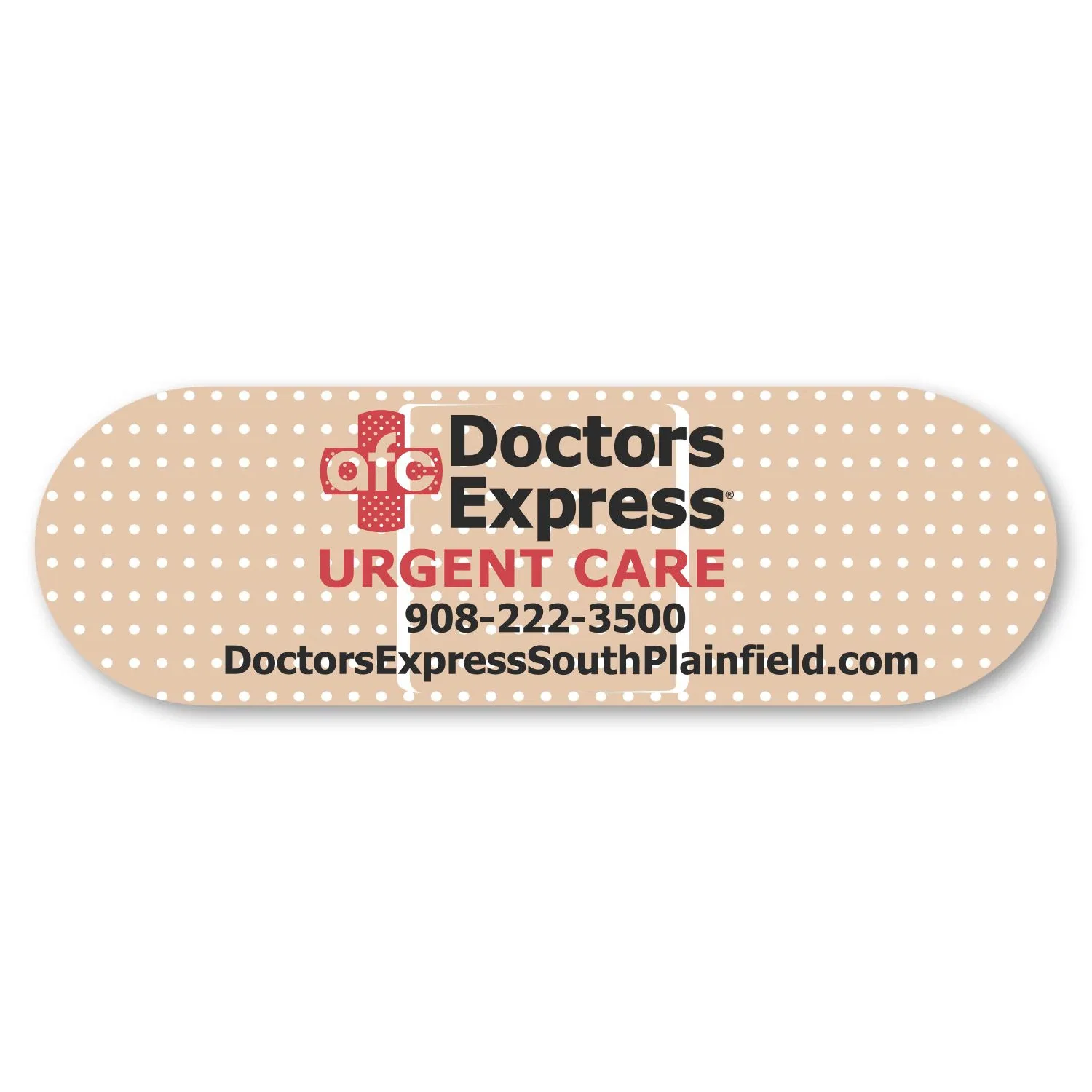 Customized Bandage Magnet 1-1/4 x 4 — view 2