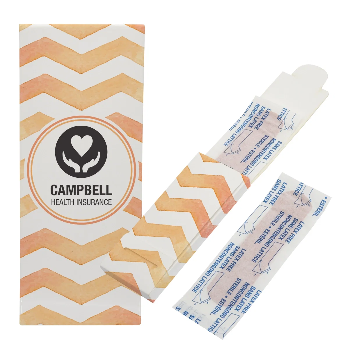 Custom bandage pocket kit sized to carry in a bag