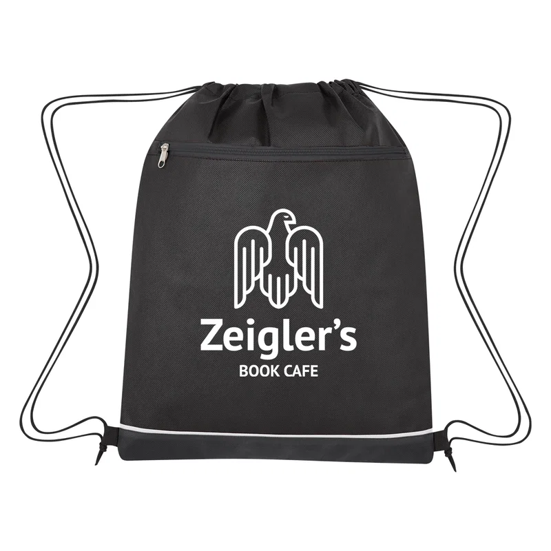 Bandura Non-Woven Drawstring Bag — view 2