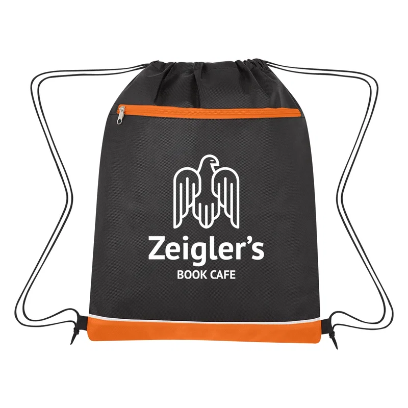 Bandura Non-Woven Drawstring Bag — view 3