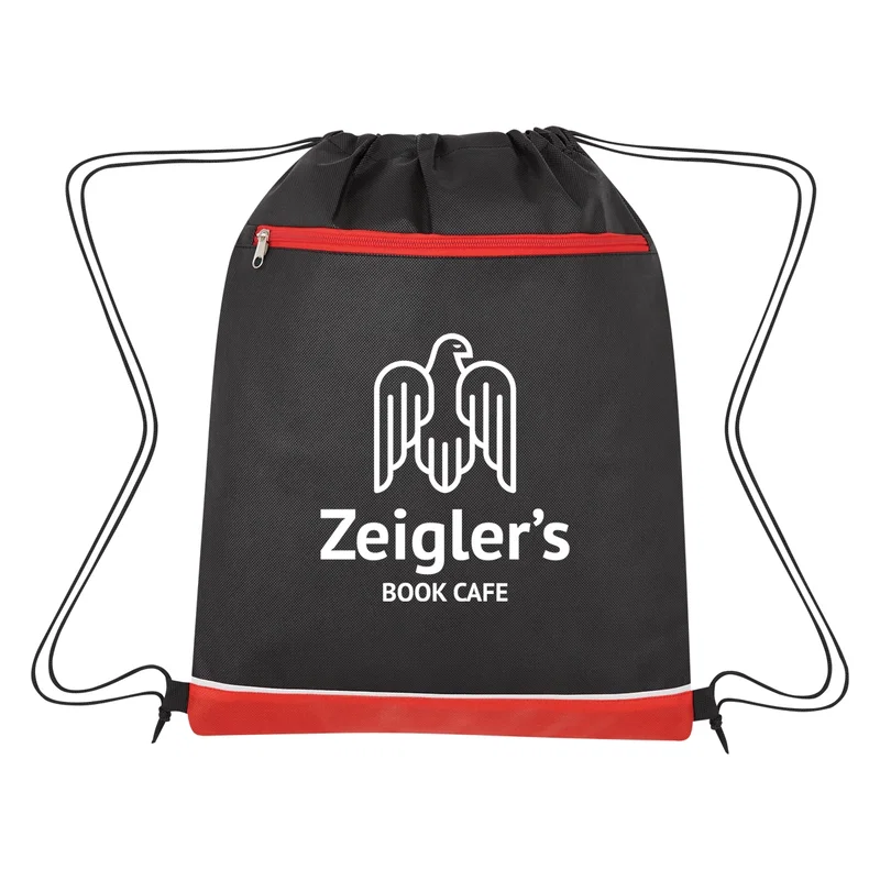 Bandura Non-Woven Drawstring Bag — view 4